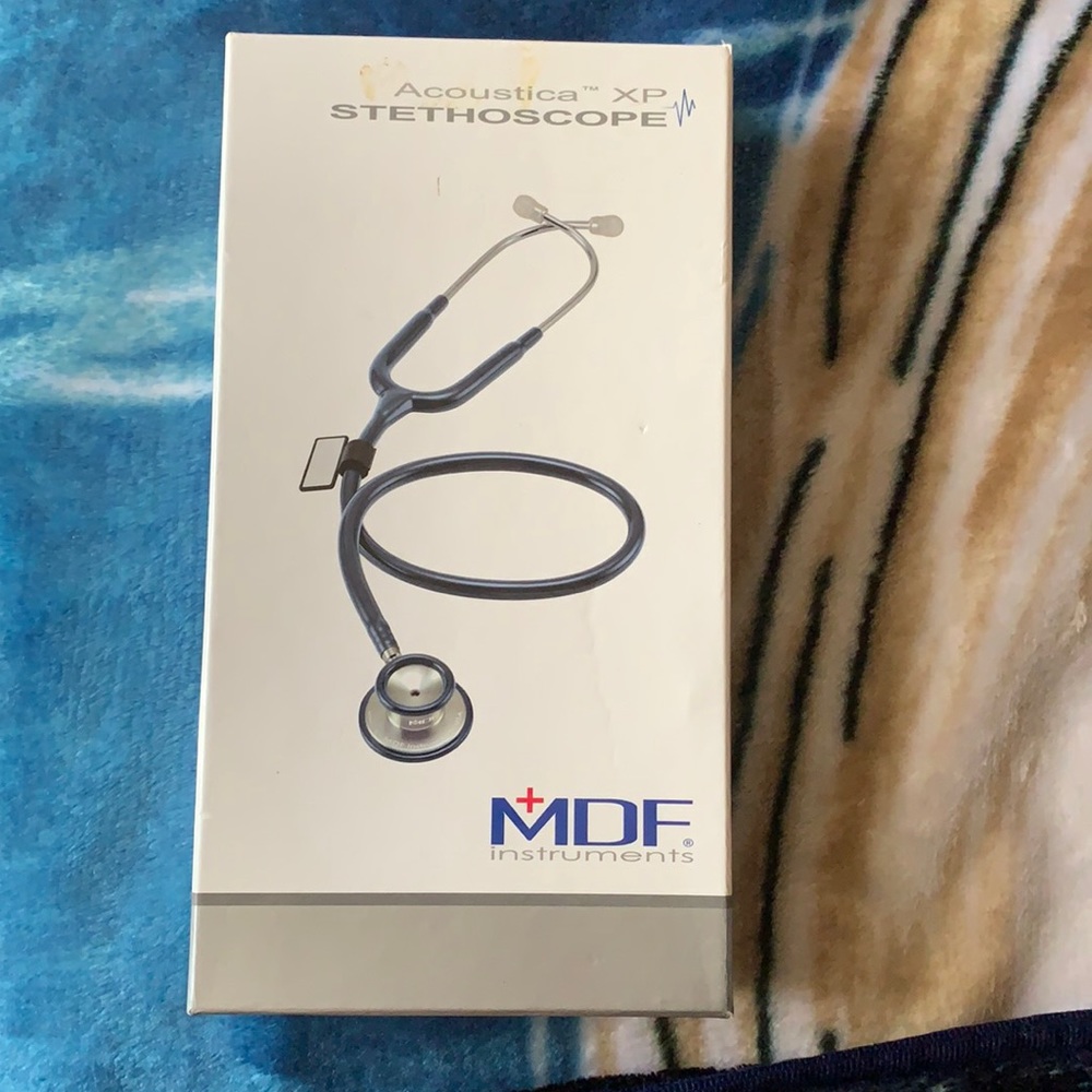 Burgundy stethoscope